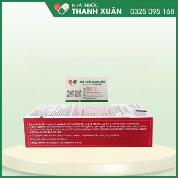 Haemovit Plus - Bổ sung sắt và các vitamin thiết yếu cho quá trình tạo máu